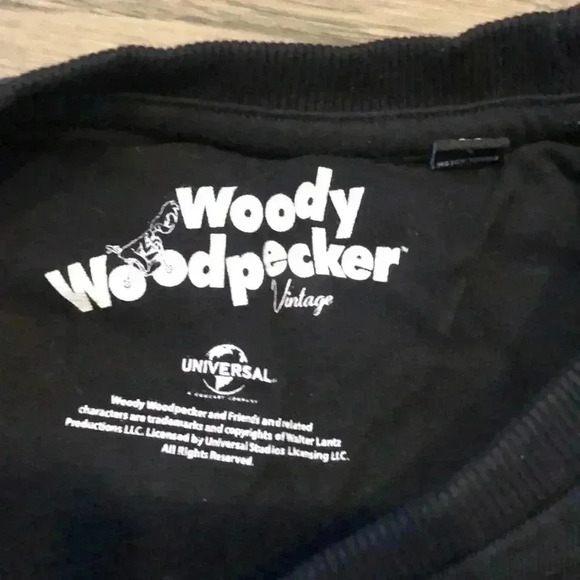 Woody Woodpecker | Vintage black crew neck  sweater - Picture 3 of 6